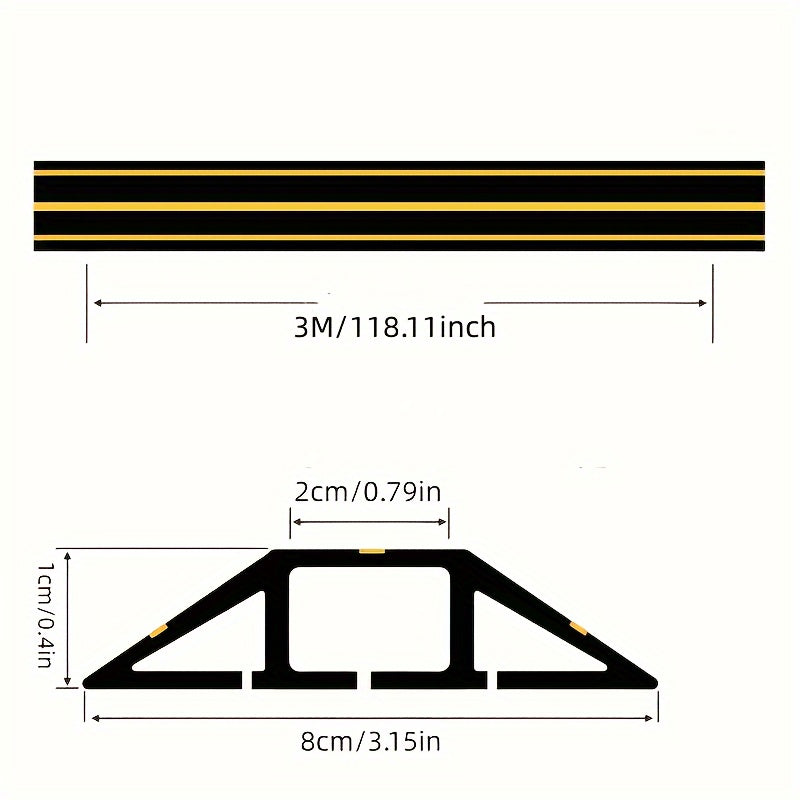 Heavy-Duty Garage Door Cable Protector Ramp