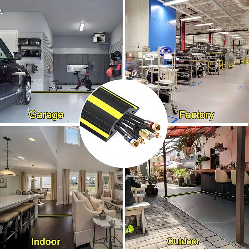 Heavy-Duty Garage Door Cable Protector Ramp