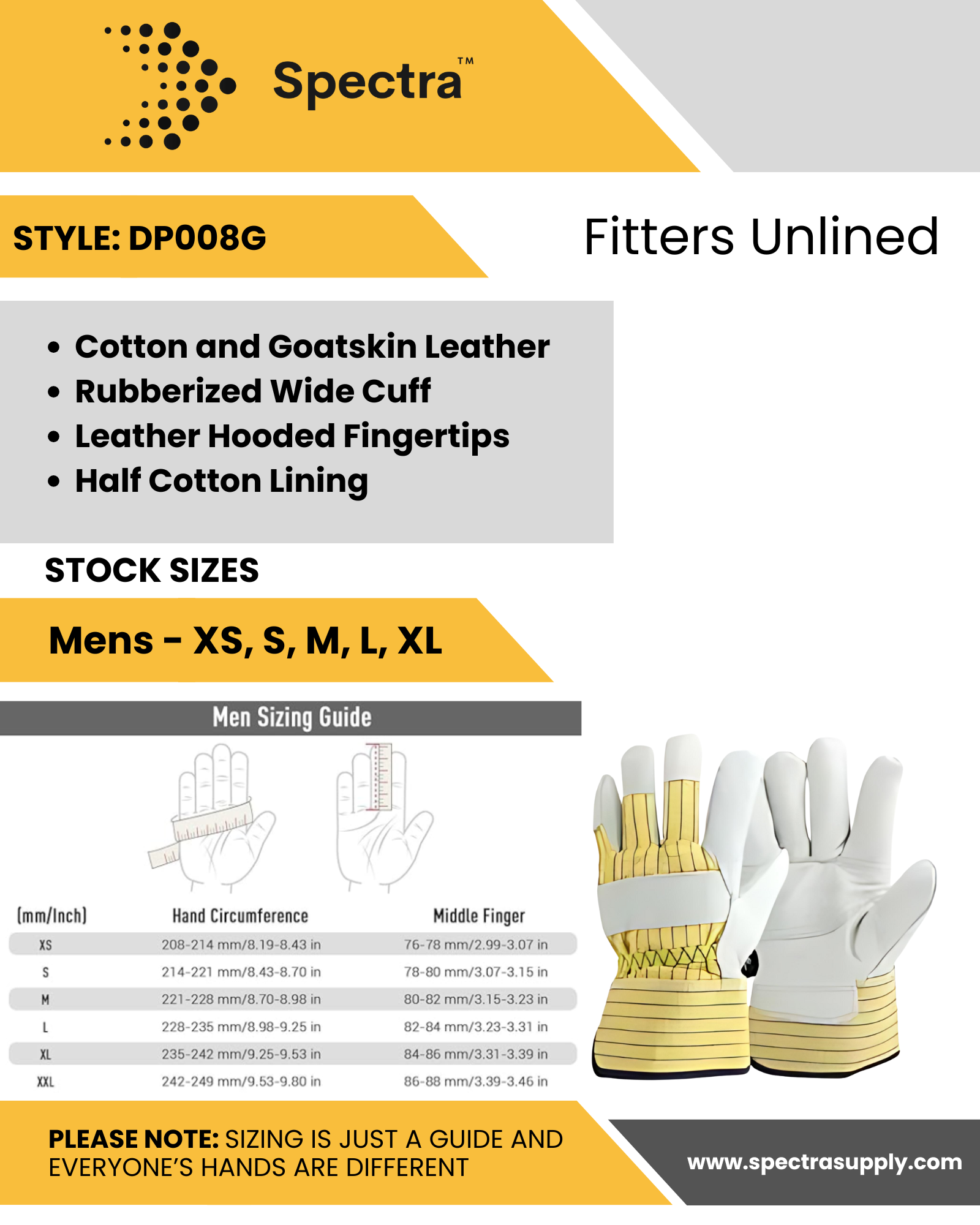 Fitters Unlined